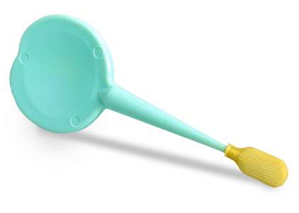 Photo of a Canestest swab for performing self-test for vaginal infections Photo of a Canestest swab for performing self-test for vaginal infections