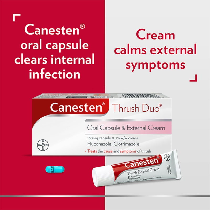 Canesten® Thrush Duo Oral Capsule & External Cream