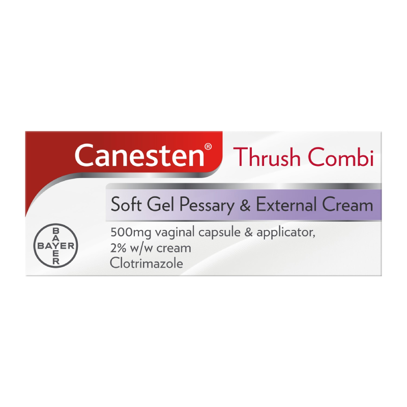 Thrush Combi Soft Gel Pessary & External Cream
